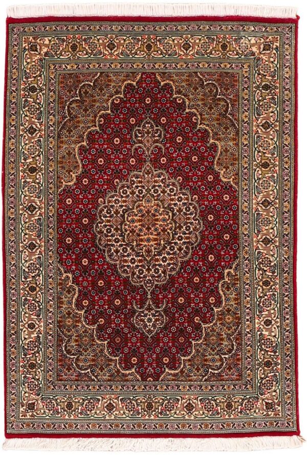 Tabriz Persian Rug 85 × 120 cm, Wool and Silk, hand-knotted