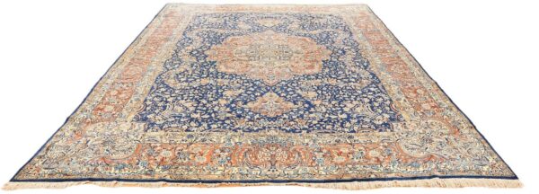 Yazd Persian Rug 344 × 430 cm, Wool, hand-knotted, 70 years old — view 4