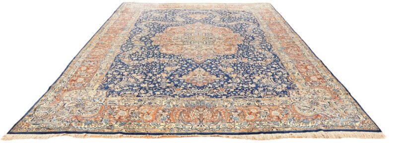Yazd Persian Rug 344 × 430 cm, Wool, hand-knotted, 70 years old — view 4