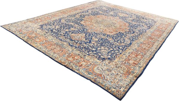 Yazd Persian Rug 344 × 430 cm, Wool, hand-knotted, 70 years old — view 5