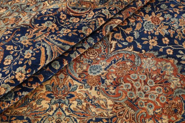 Yazd Persian Rug 344 × 430 cm, Wool, hand-knotted, 70 years old — view 8