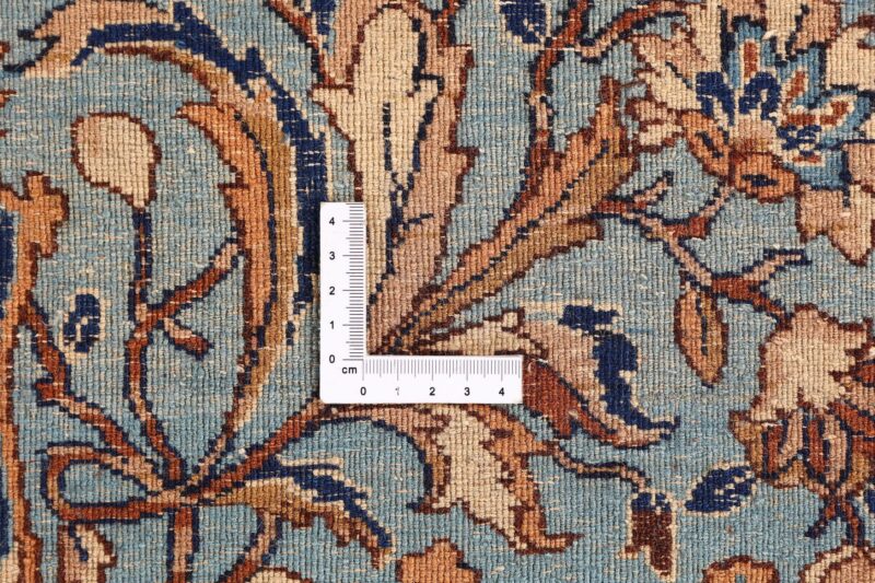 Yazd Persian Rug 344 × 430 cm, Wool, hand-knotted, 70 years old — view 9