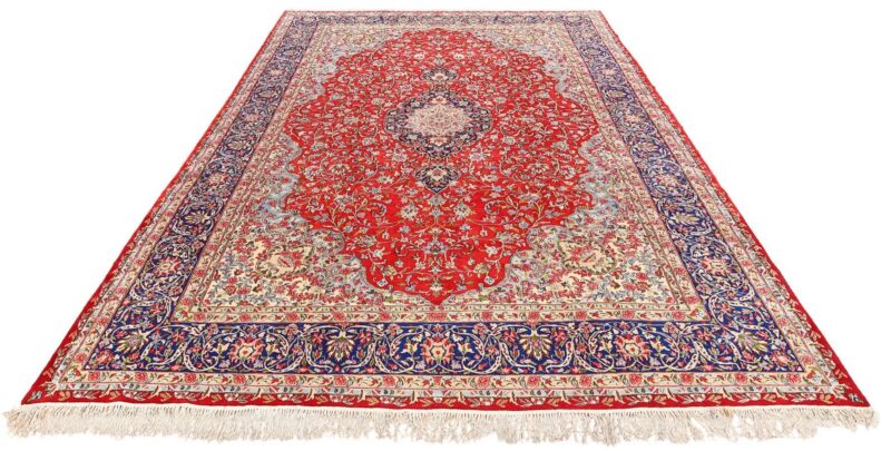 Yazd Persian Rug 345 × 511 cm, Wool, hand-knotted — view 2 Yazd Persian Rug 345 × 511 cm, Wool, hand-knotted — view 2