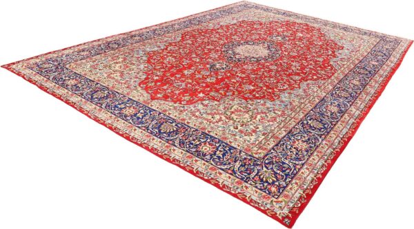 Yazd Persian Rug 345 × 511 cm, Wool, hand-knotted — view 3 Yazd Persian Rug 345 × 511 cm, Wool, hand-knotted — view 3
