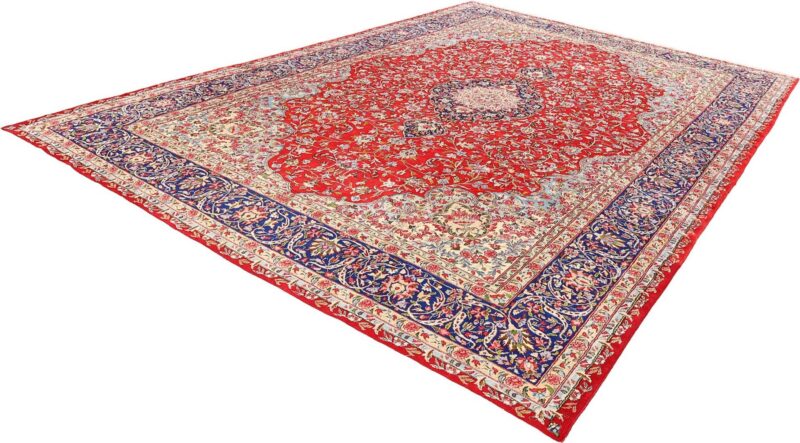 Yazd Persian Rug 345 × 511 cm, Wool, hand-knotted — view 3 Yazd Persian Rug 345 × 511 cm, Wool, hand-knotted — view 3