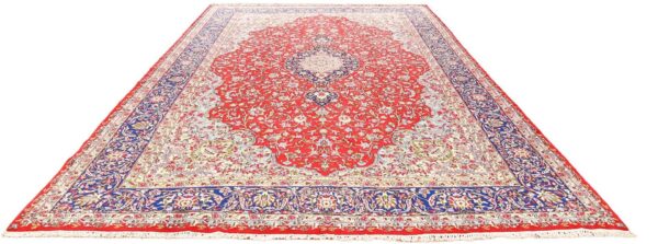 Yazd Persian Rug 345 × 511 cm, Wool, hand-knotted — view 4 Yazd Persian Rug 345 × 511 cm, Wool, hand-knotted — view 4