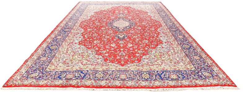 Yazd Persian Rug 345 × 511 cm, Wool, hand-knotted — view 4 Yazd Persian Rug 345 × 511 cm, Wool, hand-knotted — view 4
